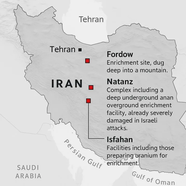 Iran's nuclear sites